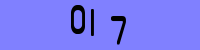 Blue Captcha Image